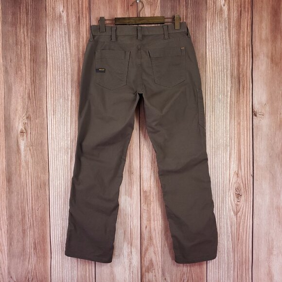 Ariat Mens Size 30X30 Rebar M4 Made Tough Pants  Relaxed Straight Cargo Wren - Picture 2 of 12